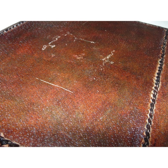 Vintage Leather Bulgarian Communist Party БКП NoteBook Hard Cover Journal Folder - Picture 8 of 10